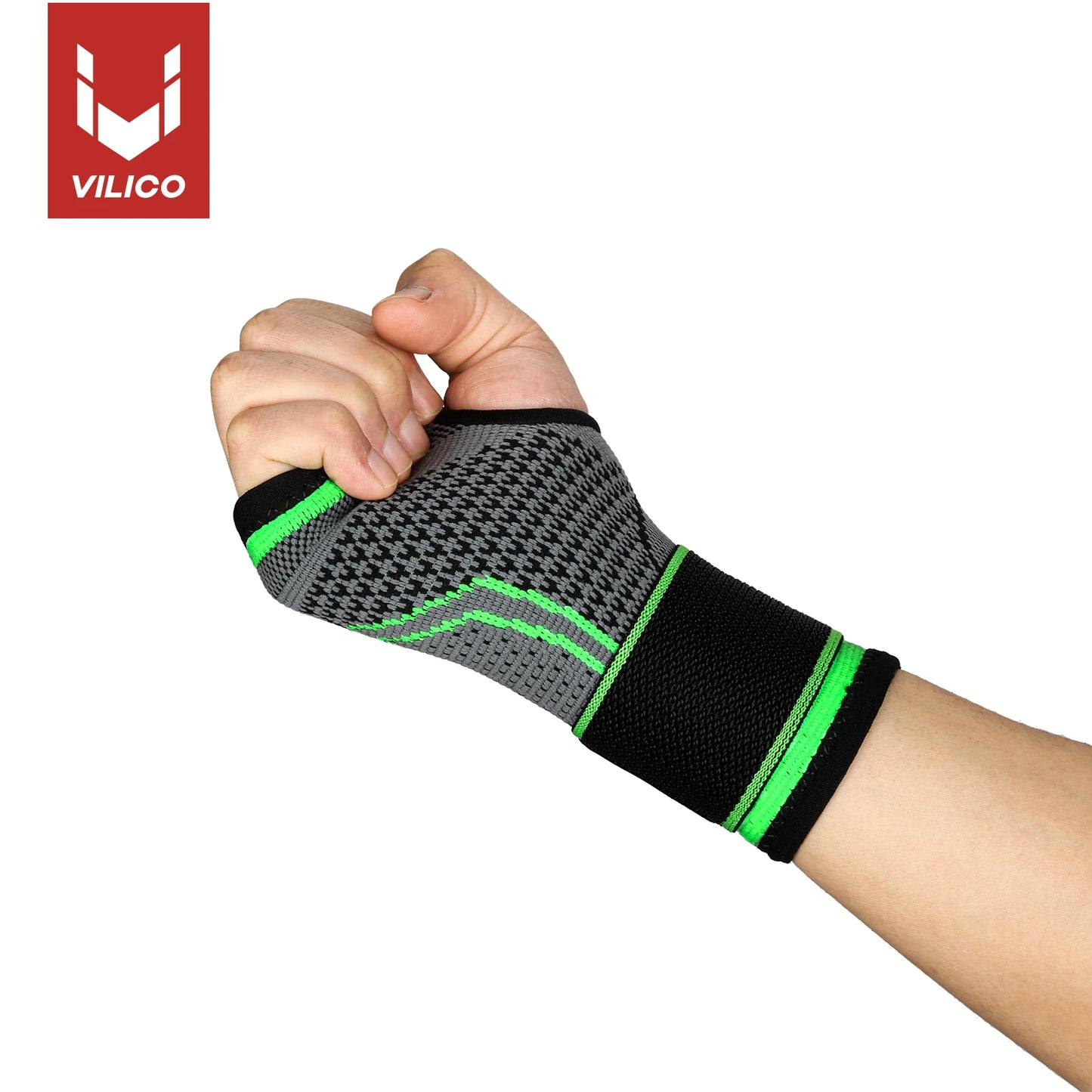 Ajustável Wrist Support Brace Strap, Luvas de compressão para túnel do carpo, Gym Sports Wristband, Palm Guard