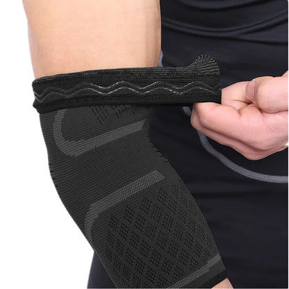 Almofada Elástica De Suporte De Cotovelo, Ginásio De Fitness, Almofada De Proteção De Nylon, Absorver Suor, Segurança Esportiva, Basquete, Manga Do Braço Do Jogo, Cotovelo, 1 Pc