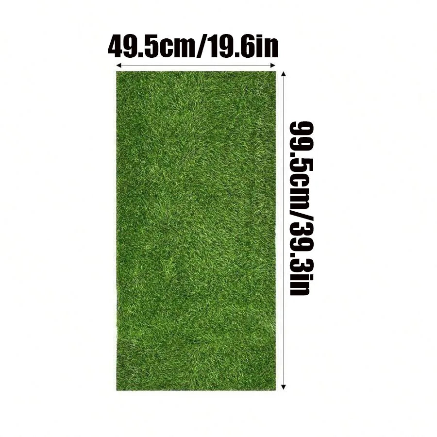 Almofada de grama artificial realista para pet, Tapetes sintéticos grossos, Tapete falso para jardim ao ar livre, pátio, cão de paisagem, 1pc