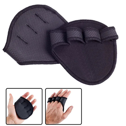 Almofadas de neoprene para levantamento e halterofilismo, protetor de mão para treino de ginástica, calistenia, powerlifting, esportes fitness, 2 peças