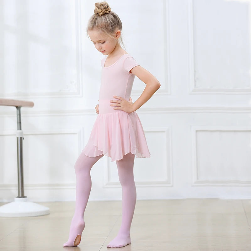 Alta Elasticidade Meia-calça de Dança com Furo para Bebês Meninas, Meias Princesa Ballet, Meias Infantis, Mulheres, Infantes, Estudantes, Primavera, Outono