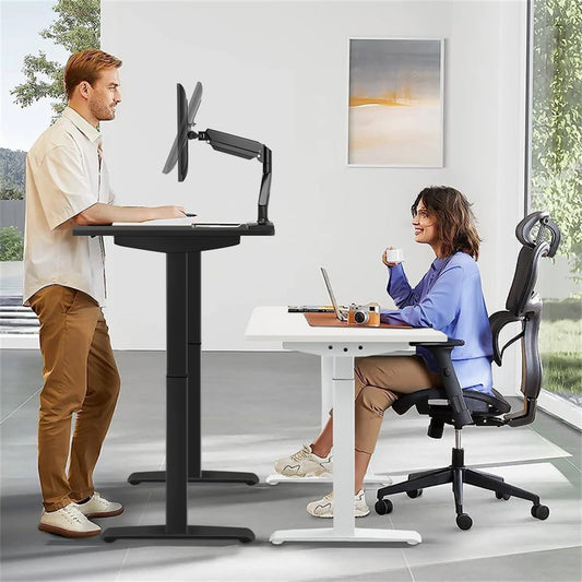 Altura Ajustável Multifuncional Mesa do Computador, Mesa de Escritório, Mesa de Aprendizagem do Jogo, Canto Ergonômico, Elétrico, Altura, Elevável