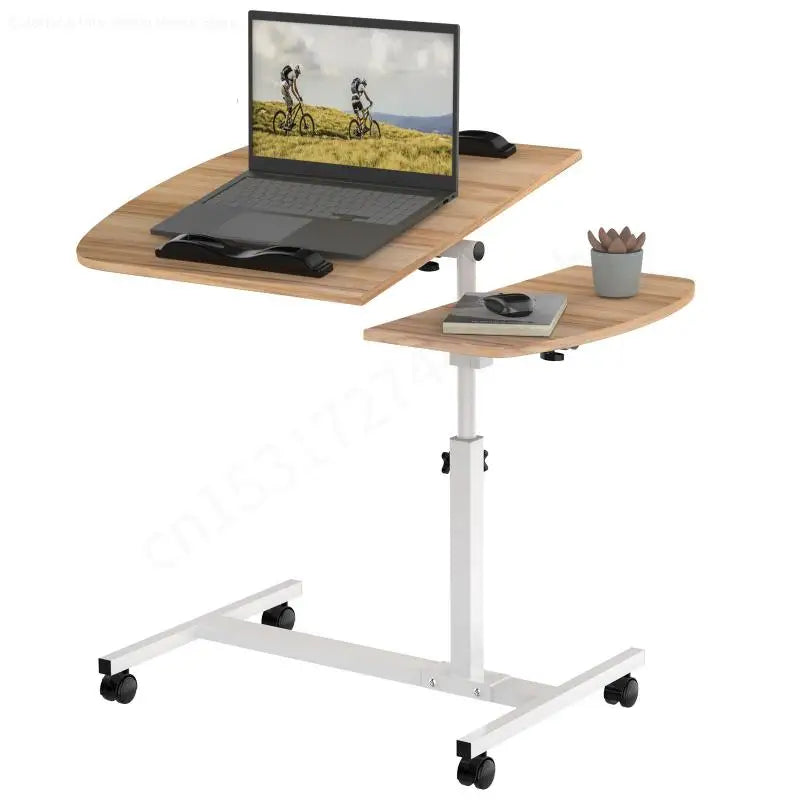 Altura ajustável Notebook Mesa, Mesa do Computador, Stand Table with Wheel, Mesa de cabeceira, Sofá e Cama, Mobília do quarto, HWC