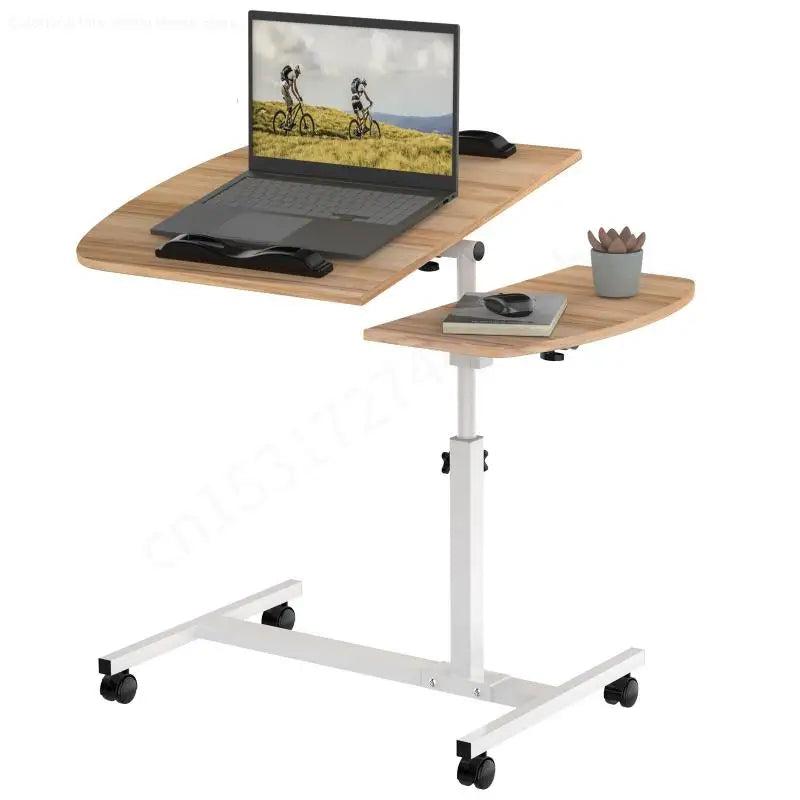 Height Adjustable Notebook Desk, Computer Table, Stand Table with Wheel, Nightstand, Sofa and Bed, Bedroom Furniture, HWC 