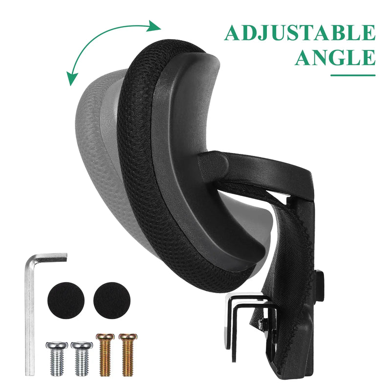 Almohada para la cabeza con altura y ángulo ajustables para silla ejecutiva ergonómica, reposacabezas de oficina, soporte para la cabeza, accesorio 