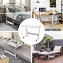 Height Adjustable Portable Standing Desk, Mobile Laptop Table, Computer Desk, Work Table, Bedside Furniture, HWC, 80x40x90cm 