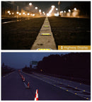 Luz de carretera solar de aluminio reflectante con forma de ojo de gato, cuadrada, de alto brillo, IP68, intermitente o siempre encendida, popular 