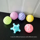 Baby Grip Ball Hair Ring, Infant Toy, Soft Rubber Ball, Gripper Ring, Can Bite 