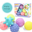 Baby Grip Ball Hair Ring, Infant Toy, Soft Rubber Ball, Gripper Ring, Can Bite 