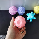Baby Grip Ball Hair Ring, Infant Toy, Soft Rubber Ball, Gripper Ring, Can Bite 