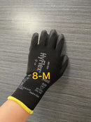 Ansell HyFlex 48-101 (1 par) Sensilite® Recubrimiento de palma de nailon PU resistente al aceite y al desgaste Guantes de operación de precisión negros 