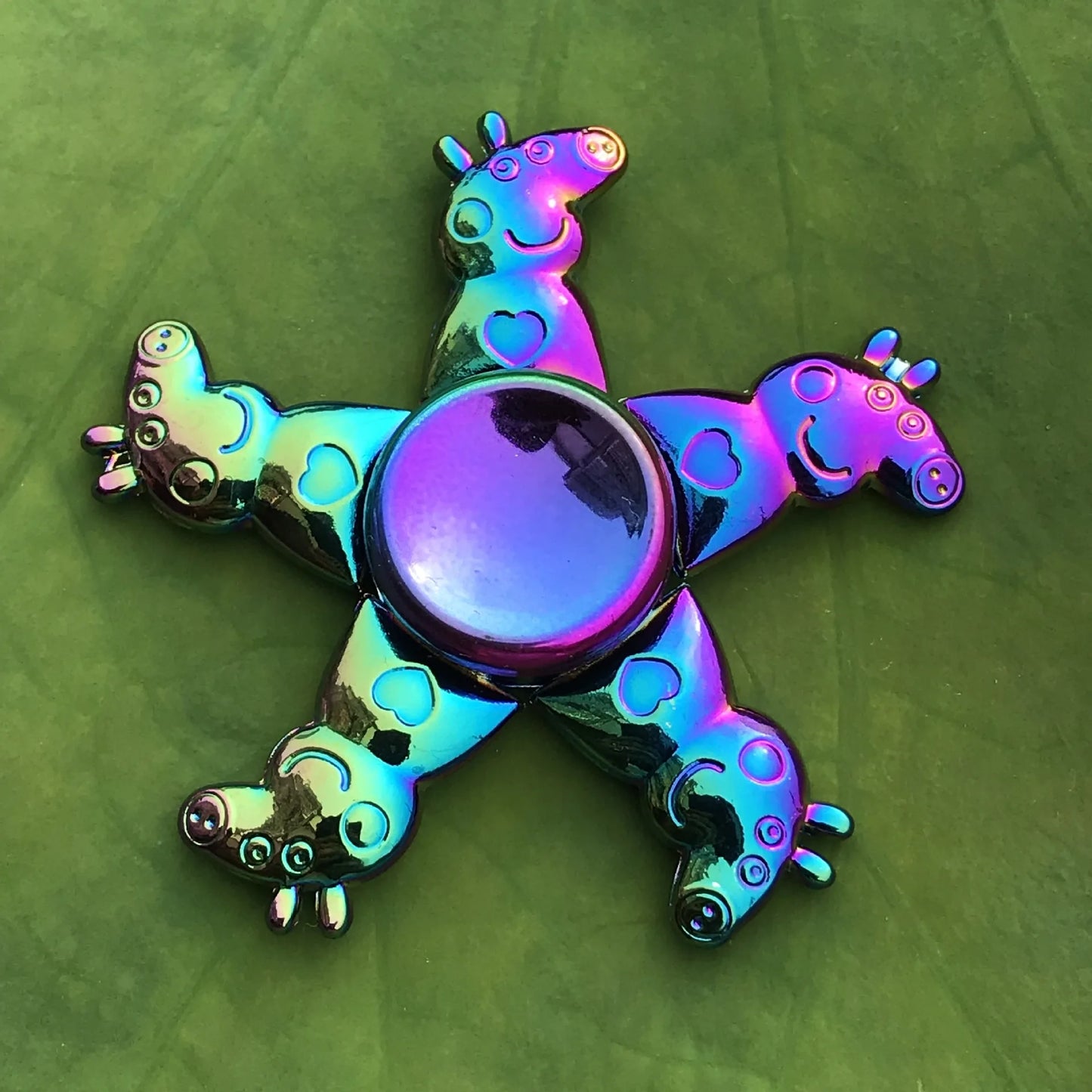 Anti-Anxiety Fidget Toy for Kids Adults Finger Spinner Rainbow Color Metal Alloy 28 Styles Decompression Toy Gifts 