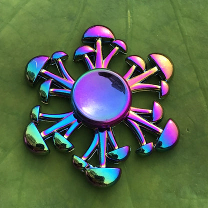 Anti-Anxiety Fidget Toy for Kids Adults Finger Spinner Rainbow Color Metal Alloy 28 Styles Decompression Toy Gifts 