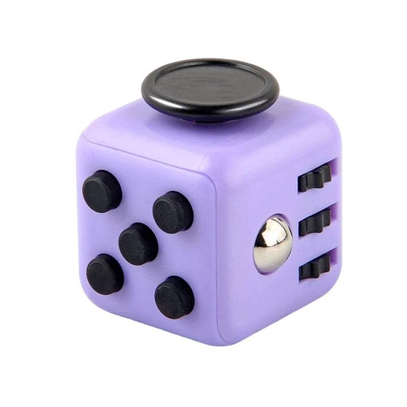 Anti-Irritability Decompression Toy, Hand Pinching, Anxiety Relief, Playable Fingertip Dice, Magic Cube, 6 Sides 