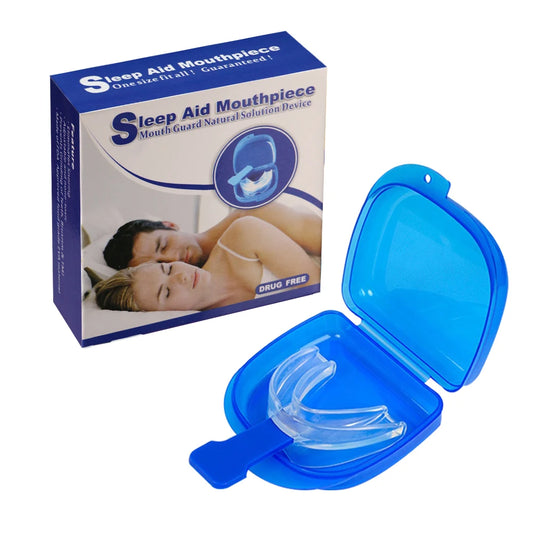 Anti-Molar Silicone Mouthguard, Stop Teeth Grinding, Anti Snoring Mouthpiece, Sleep Well, Health Care Tool, High Quality, 1 Box 
