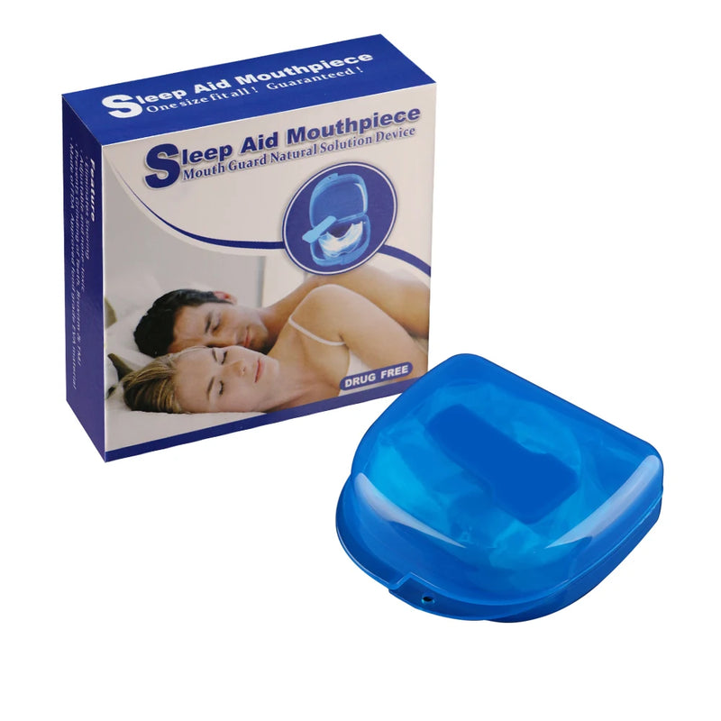 Anti-Molar Silicone Mouthguard, Stop Teeth Grinding, Anti Snoring Mouthpiece, Sleep Well, Health Care Tool, High Quality, 1 Box 