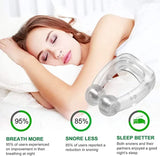 Anti Ronco Clipes Nariz Silicone, Bandeja Magnética Sono, Sleeping Aid, Melhorar o sono, Fácil respirar, Apnéia Guarda, Dispositivos Noturnos