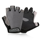 Anti Slip Half Finger Gloves for Men and Women, Dumbbells, Breathable, Elastic, Shock, Exercise, Sports, Cycling, Bicycle 