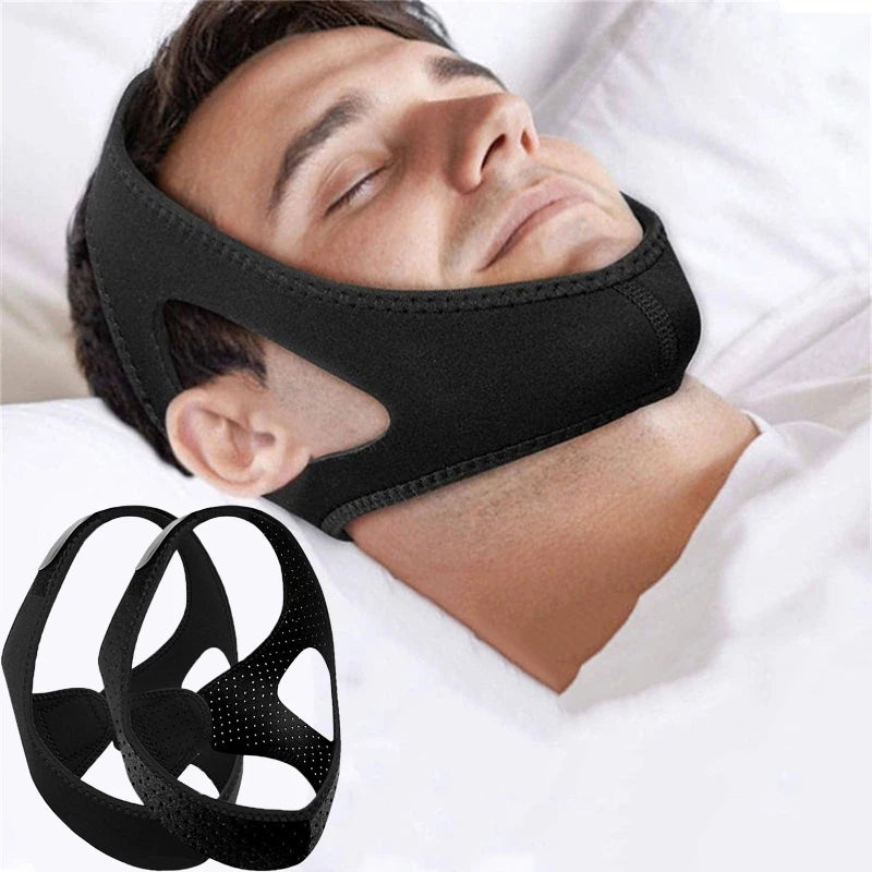 Anti Snore Belt for Men and Women, Stop Snoring Chin Strap, Night Sleep Support, Jaw Bandage, Snore Guard, Health Tools 