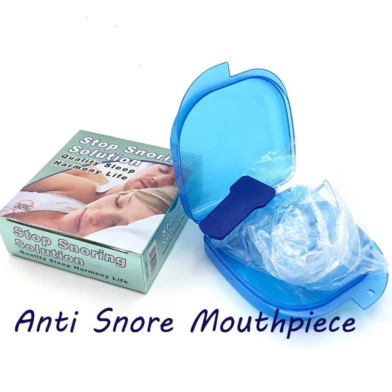 Anti Snore Mouthpiece Apnea Guard, Anti Snoring, Bruxism Tray, Sleeping Aid, Anti Snore, Sleep Aid Device, Health Care, 1 Set 