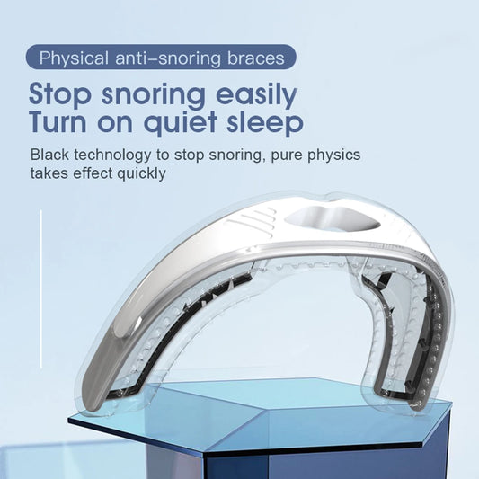 Anti-snoring Mouth and Apnea Guard Device, Silicone Mouthguard, Bruxism Tray, Sleeping Aid, Beauty and Health Care, Snore Braces 