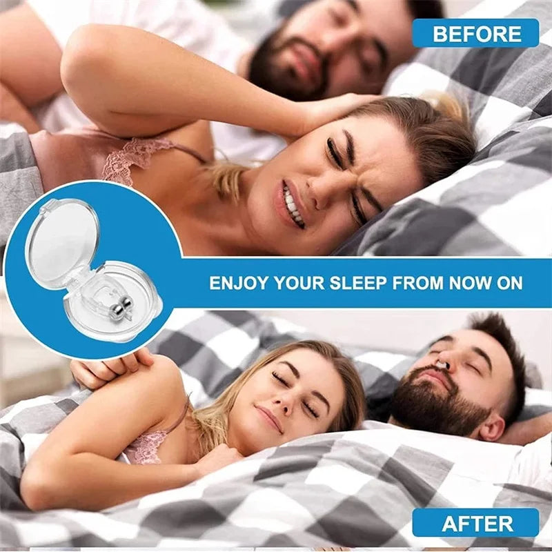 Dispositivo antirronquidos para mujeres, pinza nasal para eliminar ronquidos, pinza nasal para hombres, sueño nocturno 