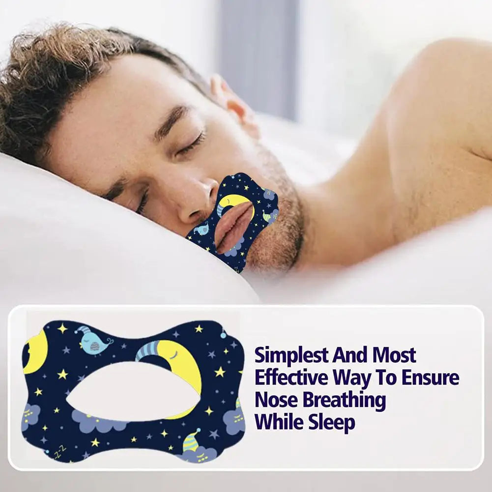 Anti-Snoring Stickers for Kids and Adults, Stop Snoring Patch, Improve Sleep, Better Breathing, Night Sleep, Mouth Orthosis, Q8O5, 30 Pack 