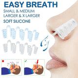 Pinza nasal antirronquidos para la apnea, dispositivo respiratorio antirronquidos, dispositivo para dejar de roncar, equipo para dormir, dispositivo para roncar 