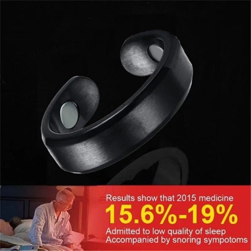 Anti Snoring Apnea Sleeping Device Acupressure Anti Snoring Ring Reflexology Treatment Promoting Better Sleep Quality 