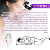 Anti Snoring Apnea Sleeping Device Acupressure Anti Snoring Ring Reflexology Treatment Promoting Better Sleep Quality 