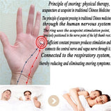 Anti Snoring Apnea Sleeping Device Acupressure Anti Snoring Ring Reflexology Treatment Promoting Better Sleep Quality 
