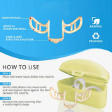 Anti Snoring Nasal Dilator, Stop Snoring Silicone Nose Clip, Sport Easy Breath Nasal Clip, Snoring Aid Device, Improve Sleep 