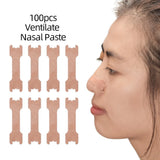 Anti-snoring nasal strips, easier breathing aid, breath reduce snoring, better sleep, health care, 100pcs 