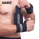 Aolikes 1pcs Wristband Wrist Support Weight Lifting Gym Training Wrist Support Braces Wraps Crossfit Powerlifting 