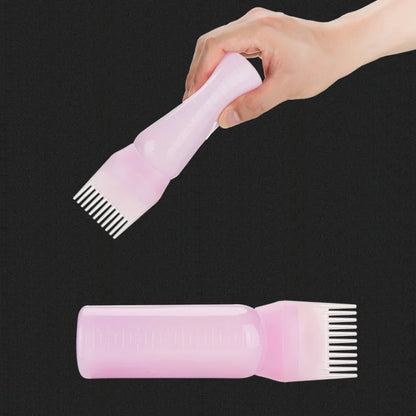 Aplicador do couro cabeludo portátil, pente líquido, raízes do cabelo, massagem médica, crescimento do cabelo, óleo de soro, Nourish, 4 cores, 60oz