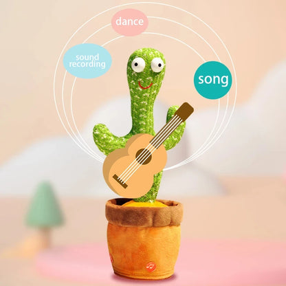 Smart Interactive Cactus Learning and Musical Toy for Kids, Dancing Record and Speak with Fun 