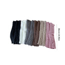 Calentadores de piernas holgados para niñas, calcetines de punto de otoño, A2UB 