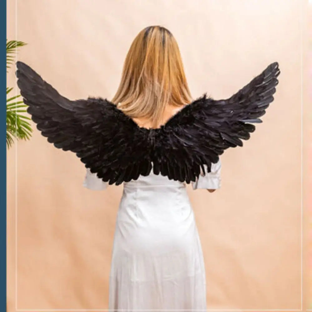 Angel Feather Wings for Women and Girls, Party Decoration, Props Scene Layout, Christmas Party Decoration 