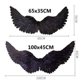 Angel Feather Wings for Women and Girls, Party Decoration, Props Scene Layout, Christmas Party Decoration 