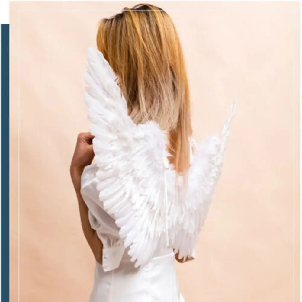 Angel Feather Wings for Women and Girls, Party Decoration, Props Scene Layout, Christmas Party Decoration 