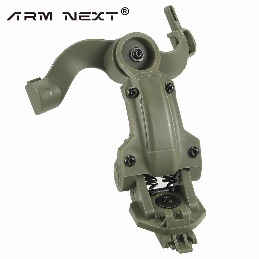 Shooting Headset with Multiple Angle Rotation, Bow Rail Adapter, Accessories Suitable for Tactical Headsets, EARMOR M31,M32,M30,M32H, 1-10 PCS 