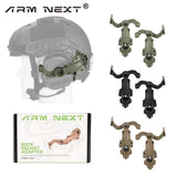 Shooting Headset with Multiple Angle Rotation, Bow Rail Adapter, Accessories Suitable for Tactical Headsets, EARMOR M31,M32,M30,M32H, 1-10 PCS 