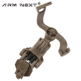 Shooting Headset with Multiple Angle Rotation, Bow Rail Adapter, Accessories Suitable for Tactical Headsets, EARMOR M31,M32,M30,M32H, 1-10 PCS 