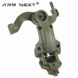 Shooting Headset with Multiple Angle Rotation, Bow Rail Adapter, Accessories Suitable for Tactical Headsets, EARMOR M31,M32,M30,M32H, 1-10 PCS 