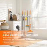 Auto-adesivo Mop e Broom Holder, Montagem na parede, Vassoura Gripper Holds, Casa, Jardim, Garagem, Armazenamento, 1 Pc, 2Pcs