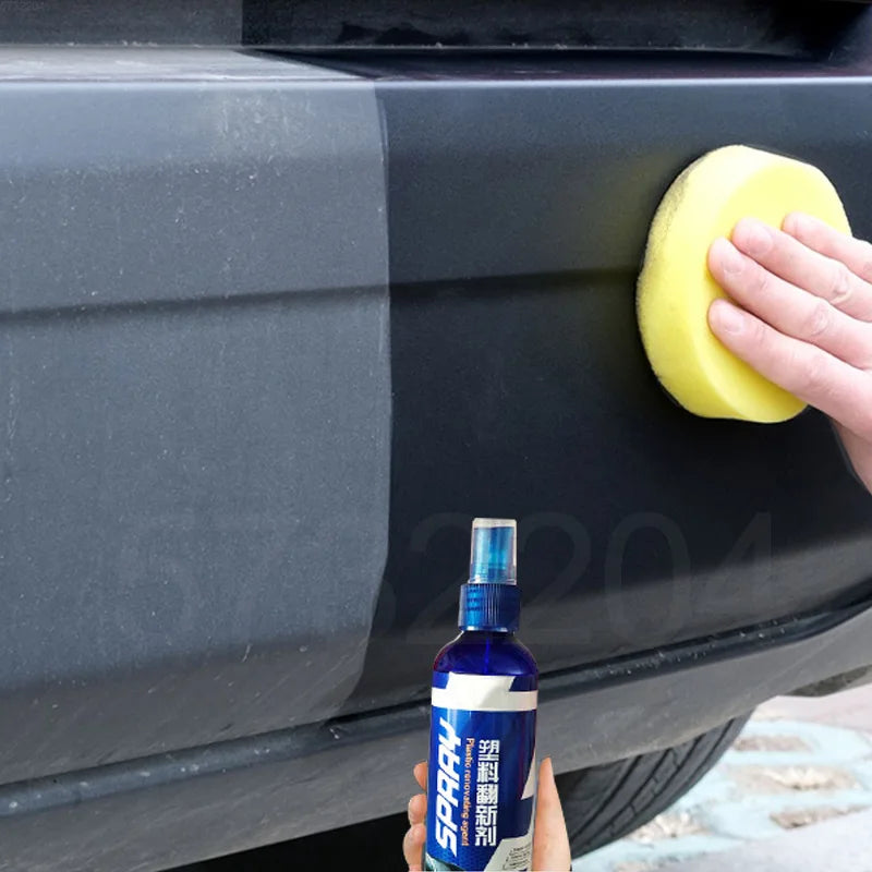 Restaurador de plástico para automóviles, para el detallado de autos, para devolverle el brillo a su color negro, productos de limpieza, pulido y reparación de autos, renovador de recubrimientos 