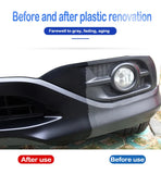 Restaurador de plástico para automóviles, para el detallado de autos, para devolverle el brillo a su color negro, productos de limpieza, pulido y reparación de autos, renovador de recubrimientos 