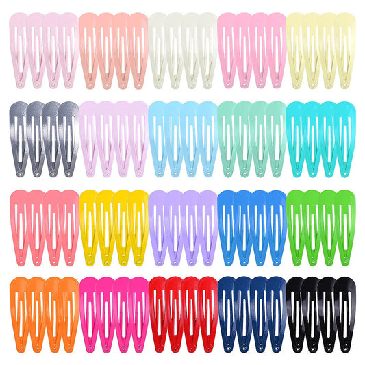 BB Hair Clips para meninas, Dripping Hairpin, Crianças Candy Color, Simple Snap Clips, Princess Hairpins, Acessórios para cabelos infantis, 40pcs