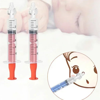 Baby Needle Tube Nasal Aspirador Seringa, Nose Cleaner, Kids Rhinitis, Lavadora nasal, Reutilizável, Lavagem com Irrigador para Criança