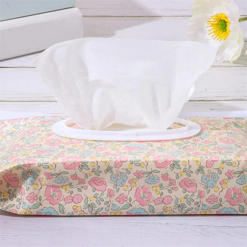 Baby Wet Wipe Pouch, Portable Wipes Holder, Flip Cover Case, Reusable Snap-Strap, Refillable Cosmetic Bag, Useful Tissue Box, EVA 